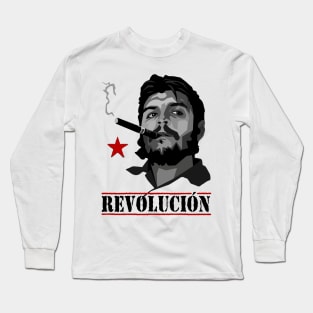 Fidel Castro Revolucion Long Sleeve T-Shirt